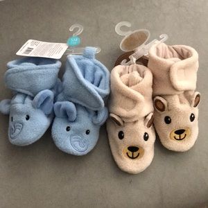 NWT Fleece Baby Booties